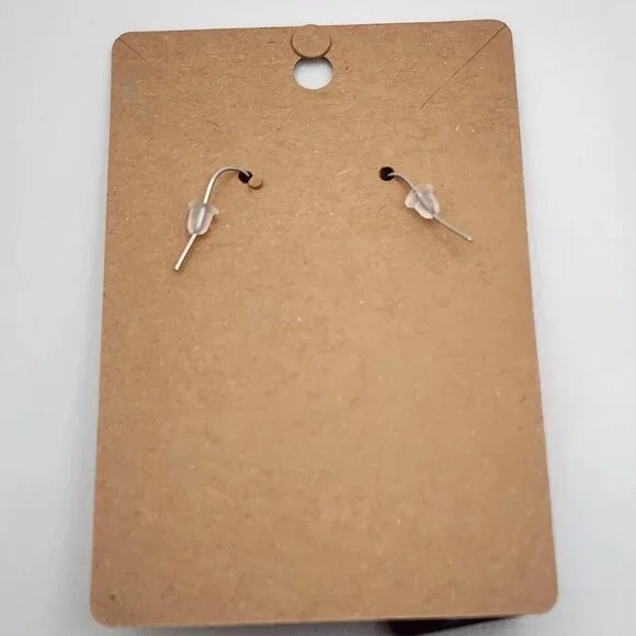 Mini-Brands "Bull's Eye BBQ Sauce" Stainless Steel Fishhook Earrings - Picture 3 of 3